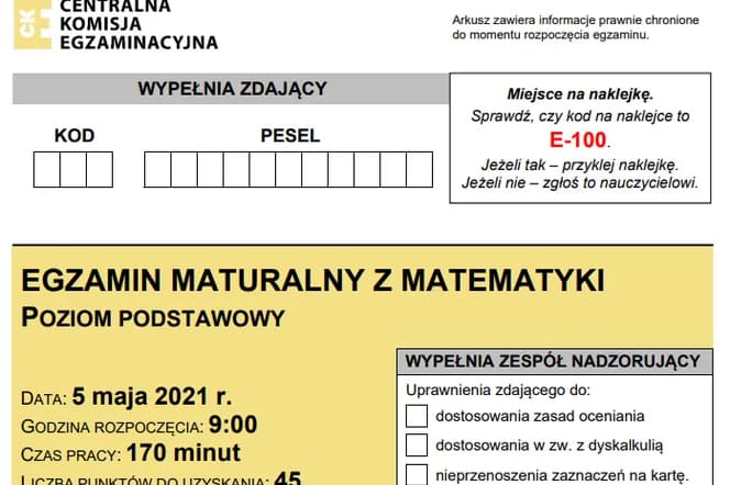 30 ile to punktów na maturze z matematyki - czy zdasz z 30 punktami?