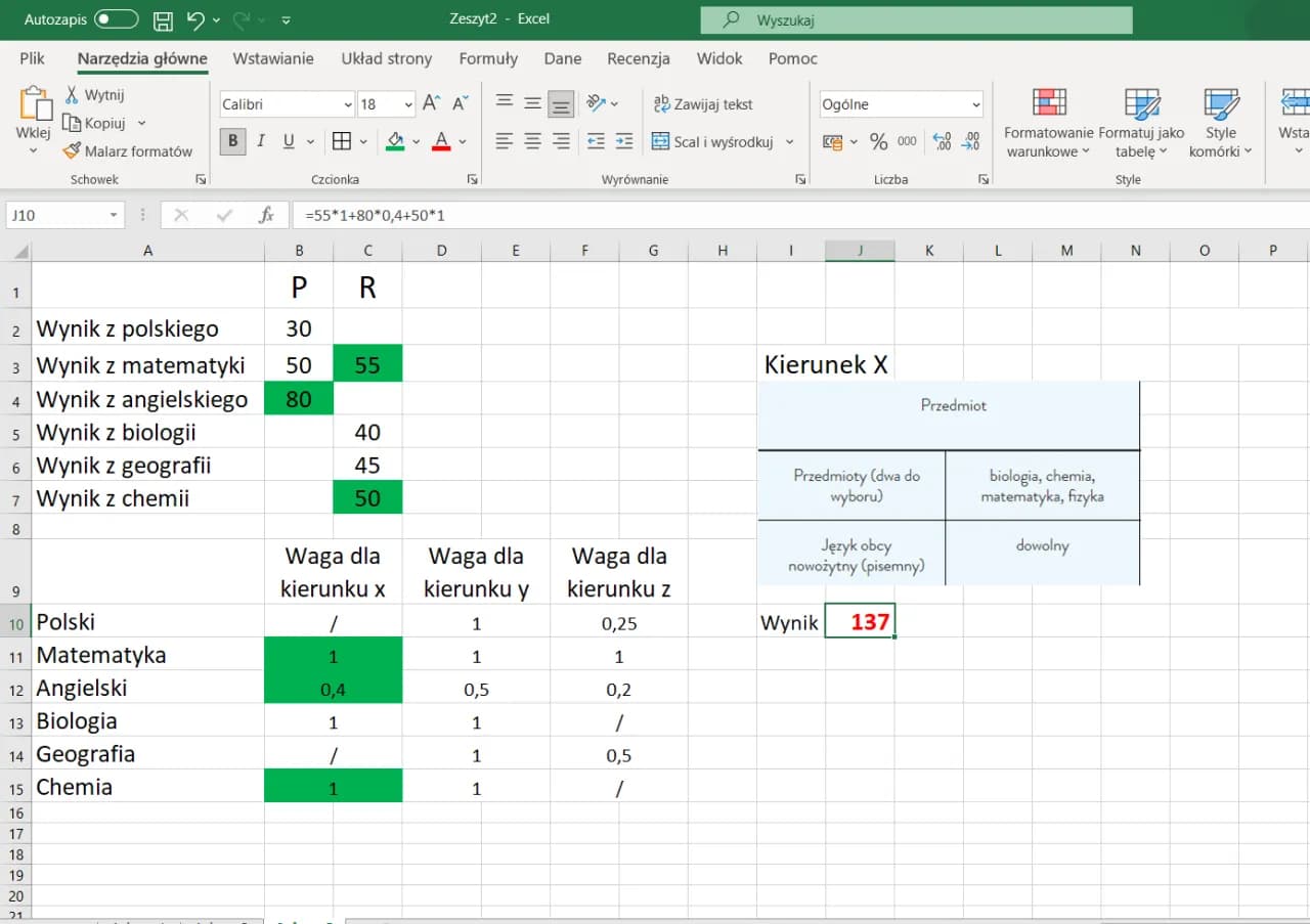 Jak obliczyć punkty z matury na studia? Przewodnik krok po kroku