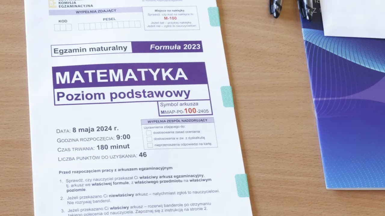 Ile punktów ma matura z matematyki? Poznaj maksymalną liczbę punktów
