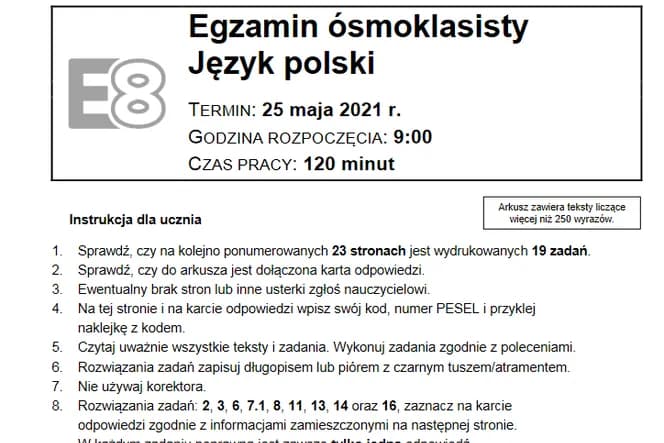 Ile czasu trwa matura z polskiego? Sprawdź, co musisz wiedzieć